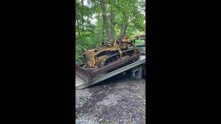 Hauling International TD9 with Gas Ford rollback [upl. by Morice]