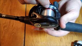 Spooling Line on to a Baitcaster Using Seaguar Red Label [upl. by Ssepmet]