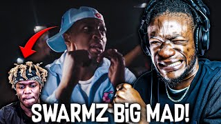 SWARMZ ON KSI HEADTOP  SWARMZ  KSI DISS TRACK MUSIC VIDEO REACTION [upl. by Tibbitts]