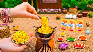 Miniature Yummy Masala Spaghetti Pasta Recipe  Indian Style Pasta Recipe  Yummy Cooking [upl. by Tiebold]