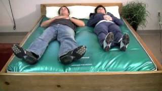 G600 Waterbed Mattress Wave Test [upl. by Dorrahs979]