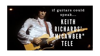 Keith Richards quotMicawberquot Telecaster  If Guitars Could Speak 2 [upl. by Shelbi]