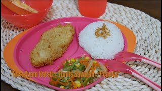 Resep Ayam Katsu dan Tumis Sayuran [upl. by Dorena834]