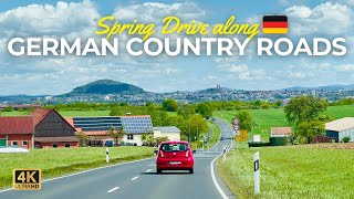 Scenic Drive in Germany Fulda 4K Driving Tour through Country Roads Spring 2024 [upl. by Sandy]