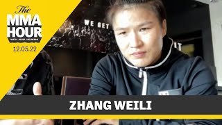 Zhang Weili Valentina Shevchenko Fight Would Be ‘Banger’  MMA Fighting [upl. by Alika]