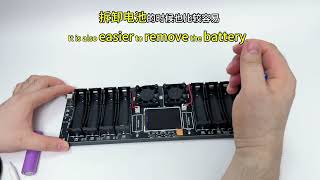 8 Channel 18650 Lithium Battery Capacity Tester Module MAh MWh D [upl. by Bertasi893]