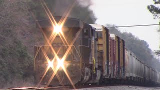 CSX 3027 LHF leads CSX X69904 in Walthourville GA 3621 [upl. by Ylrebme]