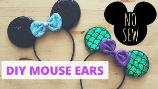 DIY Mouse Ears  No Sew [upl. by Tiga]