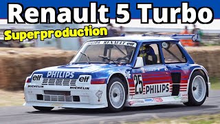 Renault 5 Super Production 1987 ex Érik Comas  370hp 14Litre 4Cylinder Turbo Engine Sound [upl. by Meece]