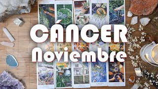 CÁNCER Noviembre ♋ Logros y celebraciones [upl. by Ploss489]