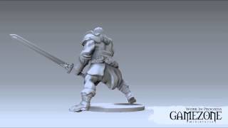 Heroquest 25th Anniversary  Barbarian  Bárbaro WIP 3D Model [upl. by Truman]