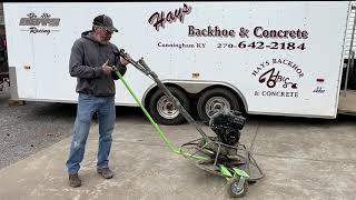 DEMONSTRATION OF HAYS TROWEL DOLLY [upl. by Oswald]