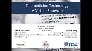 Telehealth Technology Showcase [upl. by Haeluj]