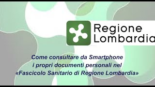 Come consultare il Fascicolo Sanitario personale da Smartphone [upl. by Esbenshade]