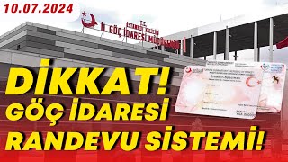 Yeni Göç İdaresi Uygulaması Randevusuz İşlem Yok  2024 Güncellemesi [upl. by Aicelf531]