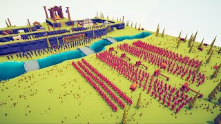 CAN ROMAN ARMY CAPTURE GREEK CASTLE  Totally Accurate Battle Simulator TABS [upl. by Yvi708]