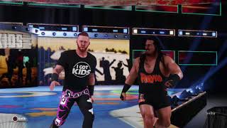 WWE 2K18  Heath Slater amp Rhyno Entrance [upl. by Nanaek]