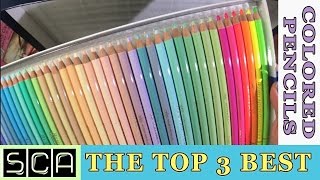 The Top 3 BEST Colored Pencils In The World  Polychromos  Caran D Ache  Holbein [upl. by Otrebron]