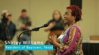 Environment Texas and residents testify at public hearing about ExxonMobils Baytown Olefins Plant [upl. by Assila]