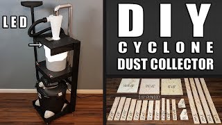 How to make a DIY Cyclone Dust Collector  Complete tutorial [upl. by Boulanger]