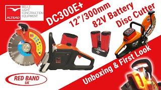 Altrad Belle DC300E 82V Battery Disc Cutter  Unboxing amp First Look  Red Band UK [upl. by Eduino]