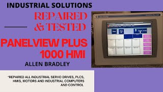 ALLEN BRADLEY PANELVIEW PLUS 1000 HMI REPAIRED amp TESTED WATER DAMAGE POWER SHORT  NOT BOOTING [upl. by Luis632]