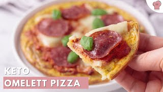 Die PERFEKTE Keto Pizza Wenig Zutaten wenig Zeit super lecker [upl. by Lombardi]