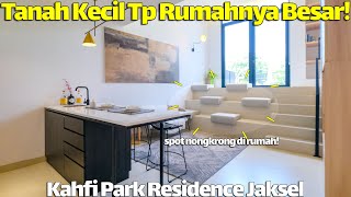 Desain SplitLevel bikin Rumah 60m2 Berasa Luas Kahfi Park Residence Jakarta [upl. by Nihi647]