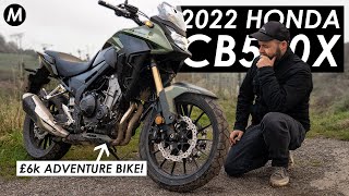 New 2022 Honda CB500X Review The Best Budget Adventure Bike [upl. by Bolte]