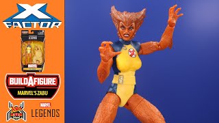 Marvel Legends WOLFSBANE XFactor XMen New Mutants Zabu BAF Wave Figure Review [upl. by Reffinej48]