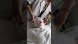 Paraffin wax mask treatment [upl. by Bernete366]