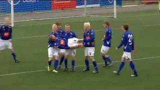 Funny Best Greatest Sports Soccer Football Celebration Go Fishing Goal Icelandic club Stjarnan [upl. by Nairde]