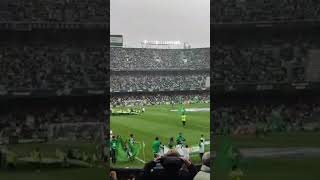 Betis Athletic de Bilbao himno de Andalucía realbetis betis athletic bilbao andalucia futbol [upl. by Esch]