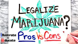 Should Marijuana Be Legalized  Pros and Cons of Legalizing Medical and Recreational Marijuana [upl. by Mariquilla]