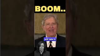 Sen Kennedy Calls Out Kamala Harris For Sending Money To Lebanon [upl. by Aracat]