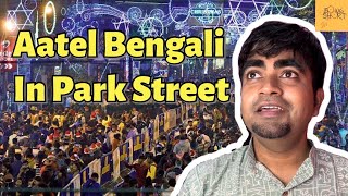 New Year Celebration In Park Street  Kolkata New Year  Bengali In Park Street  Happy New Year [upl. by Abrams]