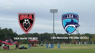 SCCL League VS Lanier Soccer Academy Norcross 11B Elite Sep 6 [upl. by Rush]