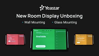 Demo Yeastar Workplace Room Display DS7510  New Design amp More Possibilities [upl. by Llenrub]