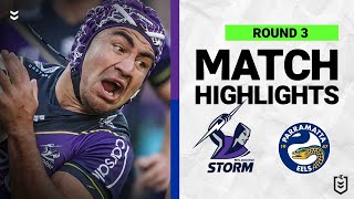 Melbourne Storm v Parramatta Eels  Match Highlights  Round 3 2022  NRL [upl. by Anette]