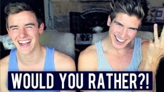 Would You Rather w Joey Graceffa [upl. by Enelrahs621]