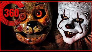 360° VR Horror Hunt Find FNAF’s Freddy Pennywise Michael Myers amp Slenderman [upl. by Icak]