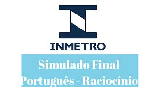 Inmetro  Revisão Final Português e Raciocínio Lógico [upl. by Niawd]