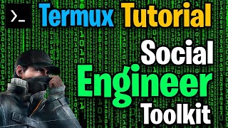 Termux Tutorial for Beginners  Social Engineering Toolkit SET Complete Installation [upl. by Aihseyt]