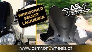 ➤ MOTORRAD WINDSCHILD PERFEKT SELBST LACKIEREN  TÖNEN [upl. by Kenlay]