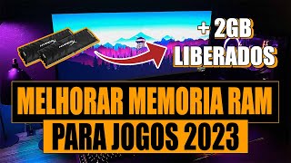 como LIBERAR MAIS MEMORIA RAM do PC para JOGOS 2023 FUNCIONA PC FRACO E NOTEBOOK [upl. by Crompton]