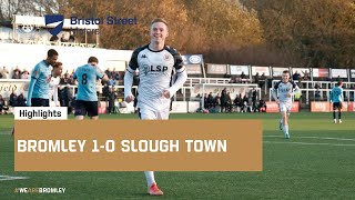 Highlights Bromley 10 Slough Town [upl. by Anecuza]