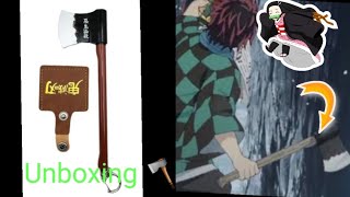 Unboxing Demon Slayer Axe 🪓 Keychain In Hindi Must Watch kimetsunoyaiba anime unboxing [upl. by Williams]