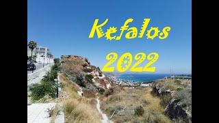 Kefalos in Summer 2022 on the island of Kos in Greece 4k [upl. by Chuipek]