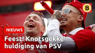 KIJK TERUG huldiging van PSV in Eindhoven  Omroep Brabant [upl. by Sikram]