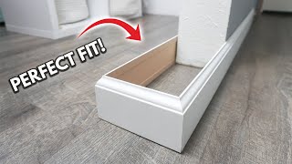 How To Install Baseboard Corners Like A Pro As A Beginner DIY Tips And Tricks [upl. by Pall19]